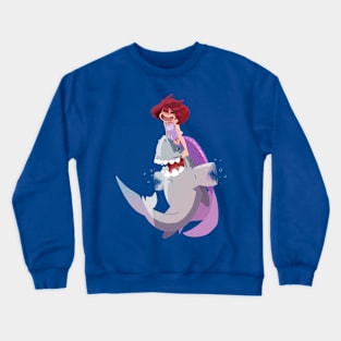 Mermaid & Shark Crewneck Sweatshirt